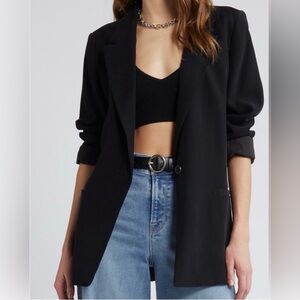 Open Edit Black Women's Blazer